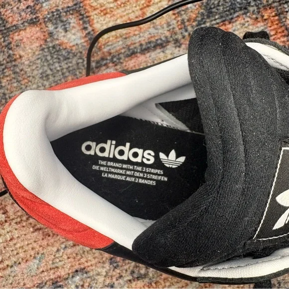 Adidas Black and Red Samba Sneakers size 8.5 women’s
